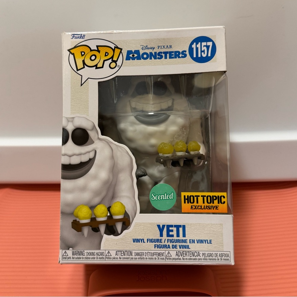 FUNKO YETI ABOMINABLE SNOWMAN MONSTERS INC NEW IN BOX. HOT TOPIC EXCLUSIVE
